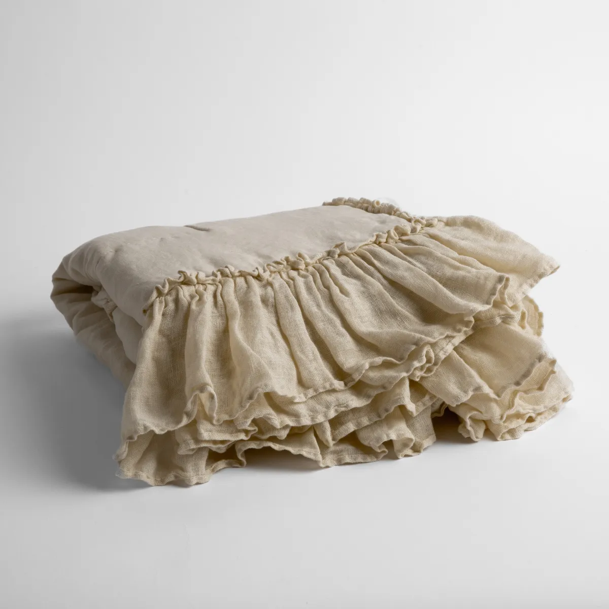 Linen Whisper Baby Blanket