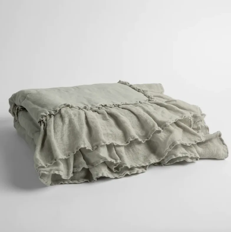 Linen Whisper Baby Blanket