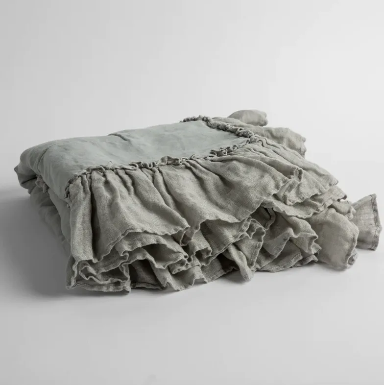 Linen Whisper Baby Blanket