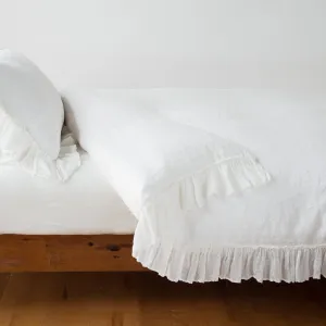 Linen Whisper Duvet Cover - Winter White - Queen