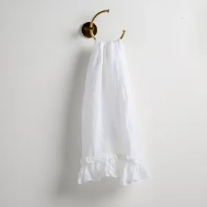 Linen Whisper Guest Towel - White