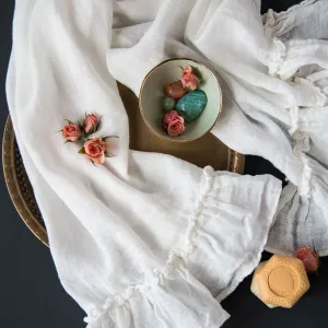 Linen Whisper Guest Towel - Winter White
