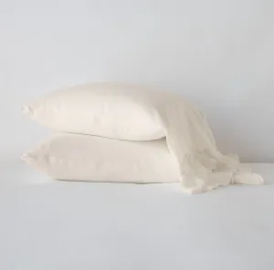 Linen Whisper Pillowcase - Parchment - Standard