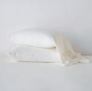Linen Whisper Pillowcase - Winter White - Standard