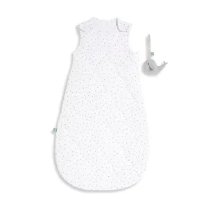 Little Green Sheep Organic Baby Sleeping Bag | 2.5 Tog | 0-6 Months - White Rice