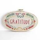 Little Truths Studio Gratitude Embroidery Kit -- Budgiegoods