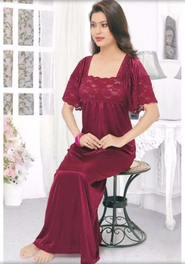 Long Nighty - FL-521 - Flourish Nightwear