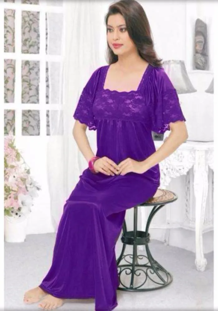 Long Nighty - FL-521 - Flourish Nightwear