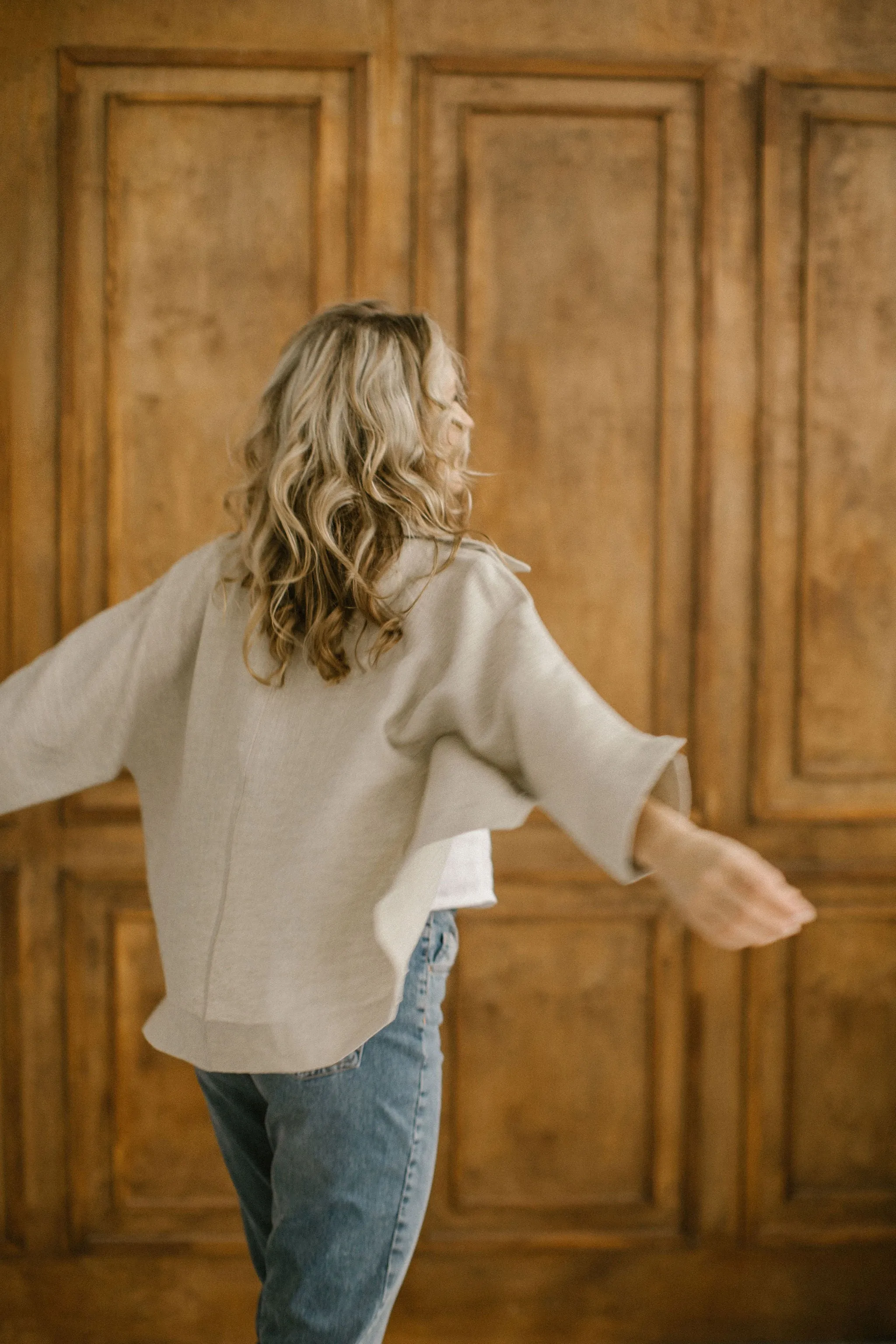 Loose Linen Jacket