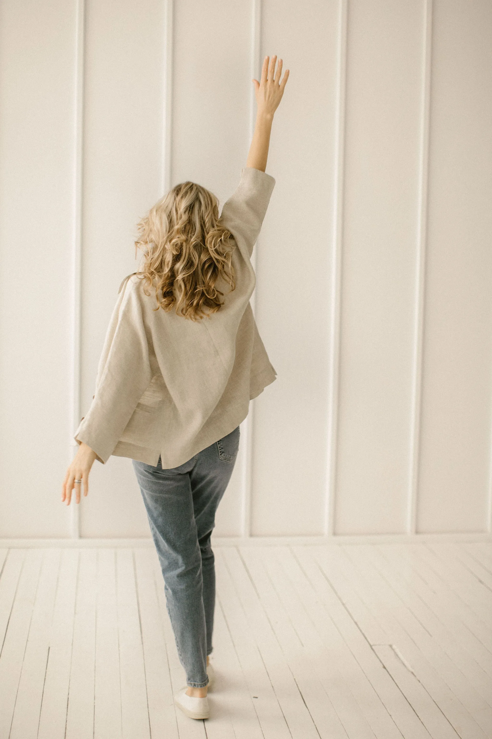 Loose Linen Jacket