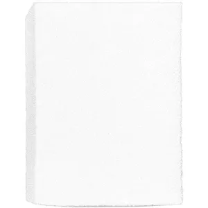 Loose Rectangular Sponge - White - Latex-Free / 100 Pieces Per Bag X 24 Bags = 2,400 Rectangular Sponges