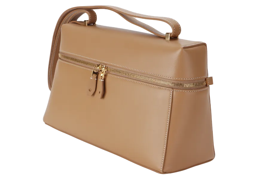 LORO PIANA EXTRA L27 LIGHT BAMBOO COLOR GOLD HARDWARE WITH DUST COVER AND BOX