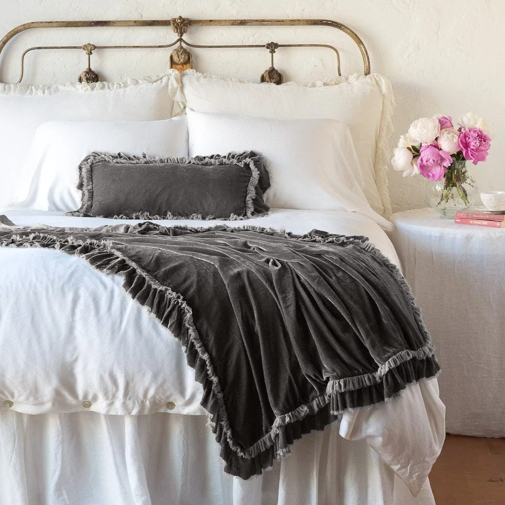 Loulah Throw Blanket - Fog