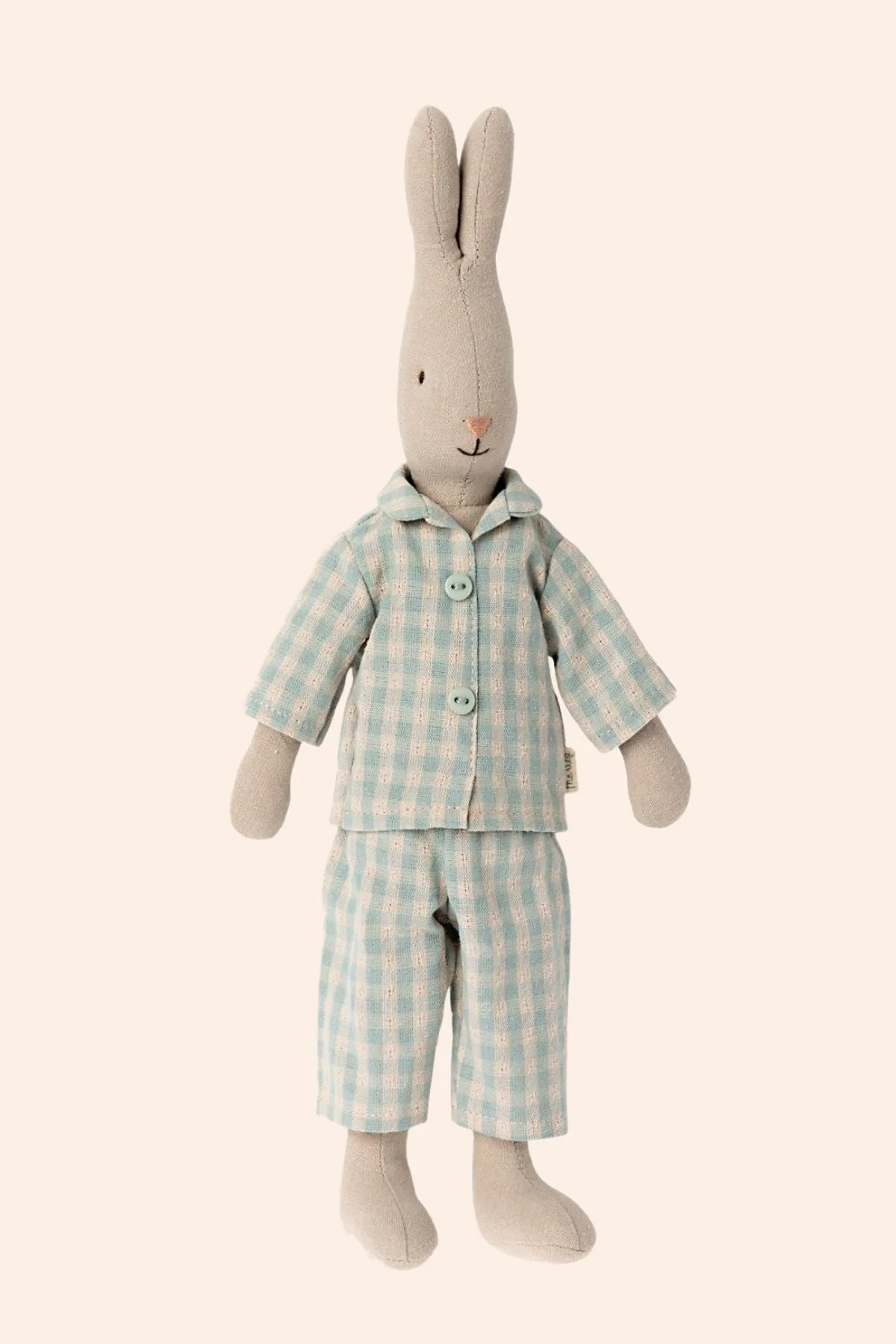 Maileg - Rabbit size 2 - Pyjamas - Strawberries - and Cream - 01