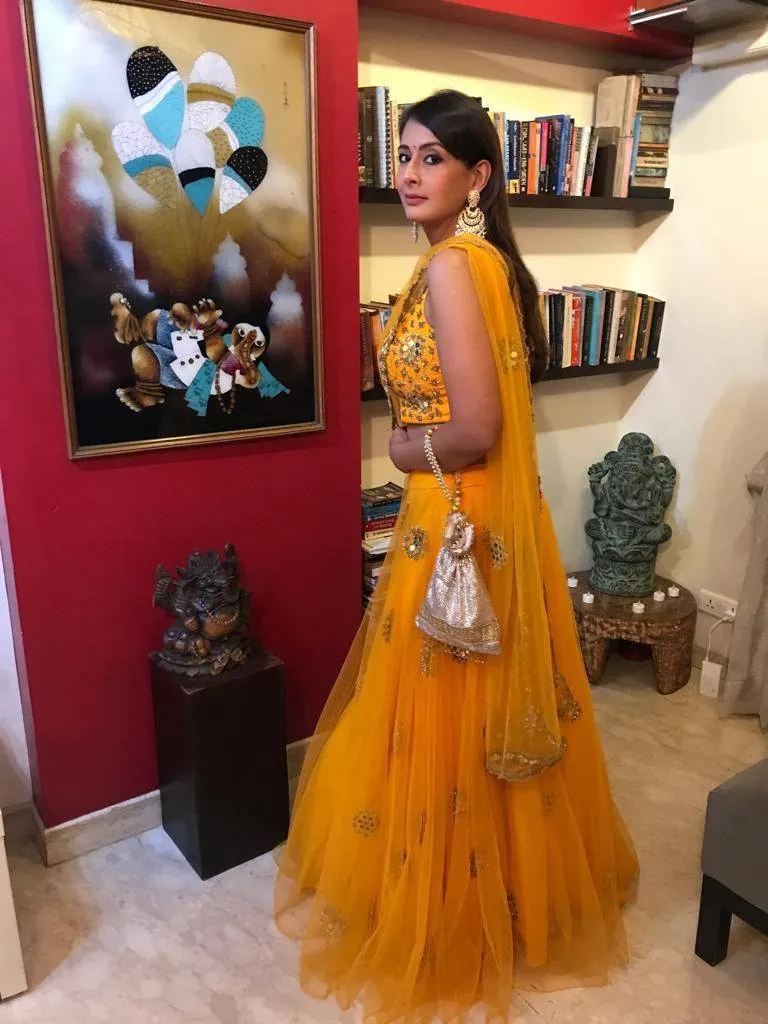Mango Mirror Lehenga Set