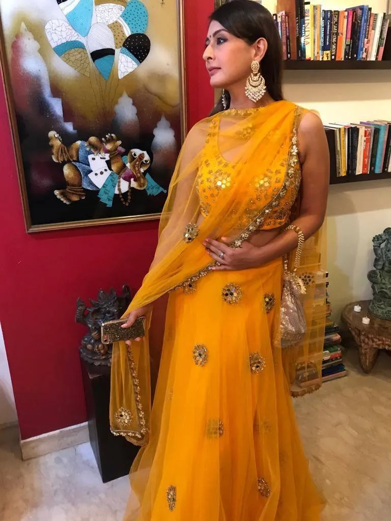 Mango Mirror Lehenga Set