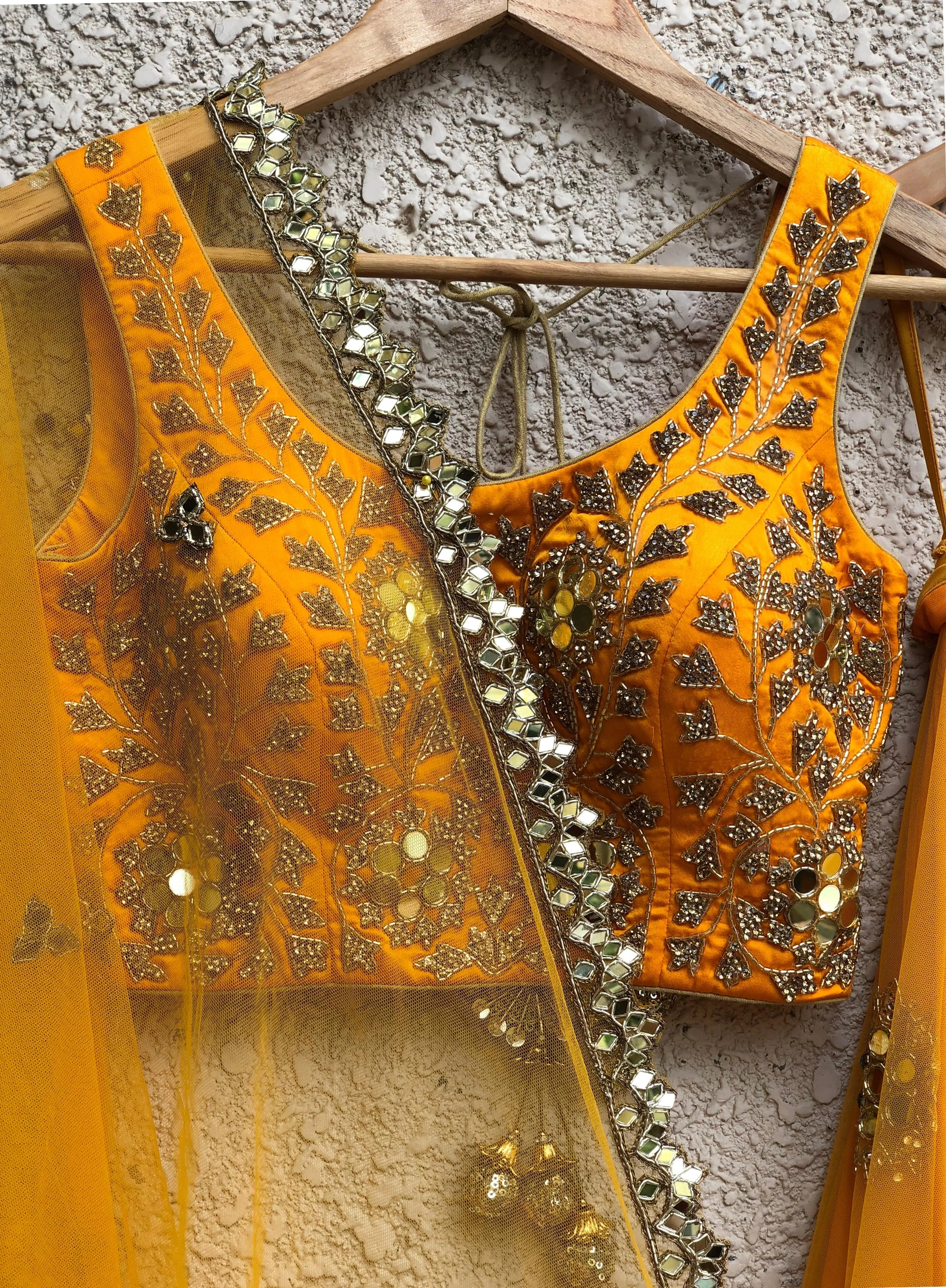 Mango Mirror Lehenga Set