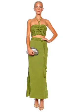 Mar De Ti Belted Maxi Skirt