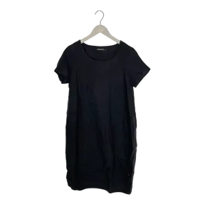 Marimekko linen dress, black | woman M