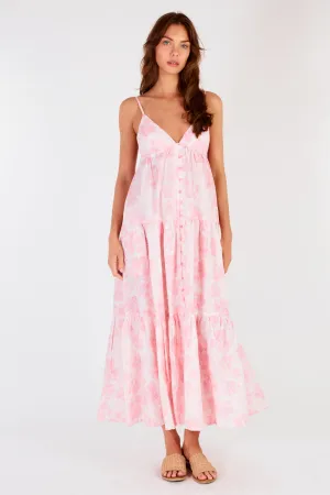 Marini Dress Flores Pink