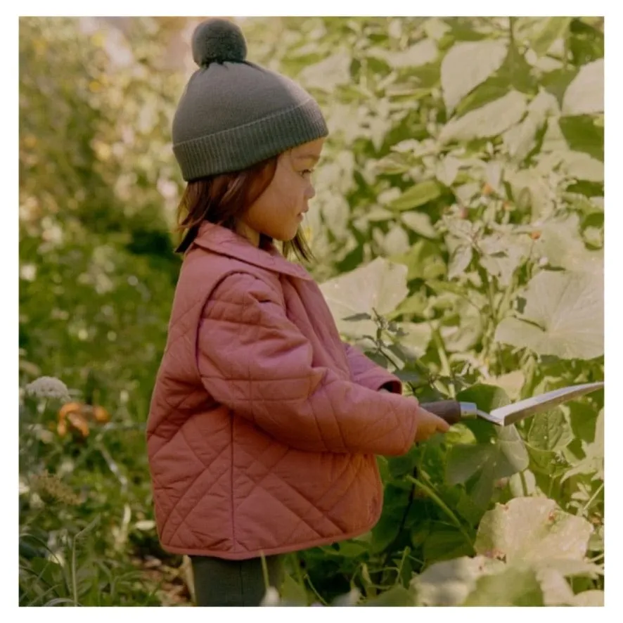 Marlo Quilted Coat - Carnation