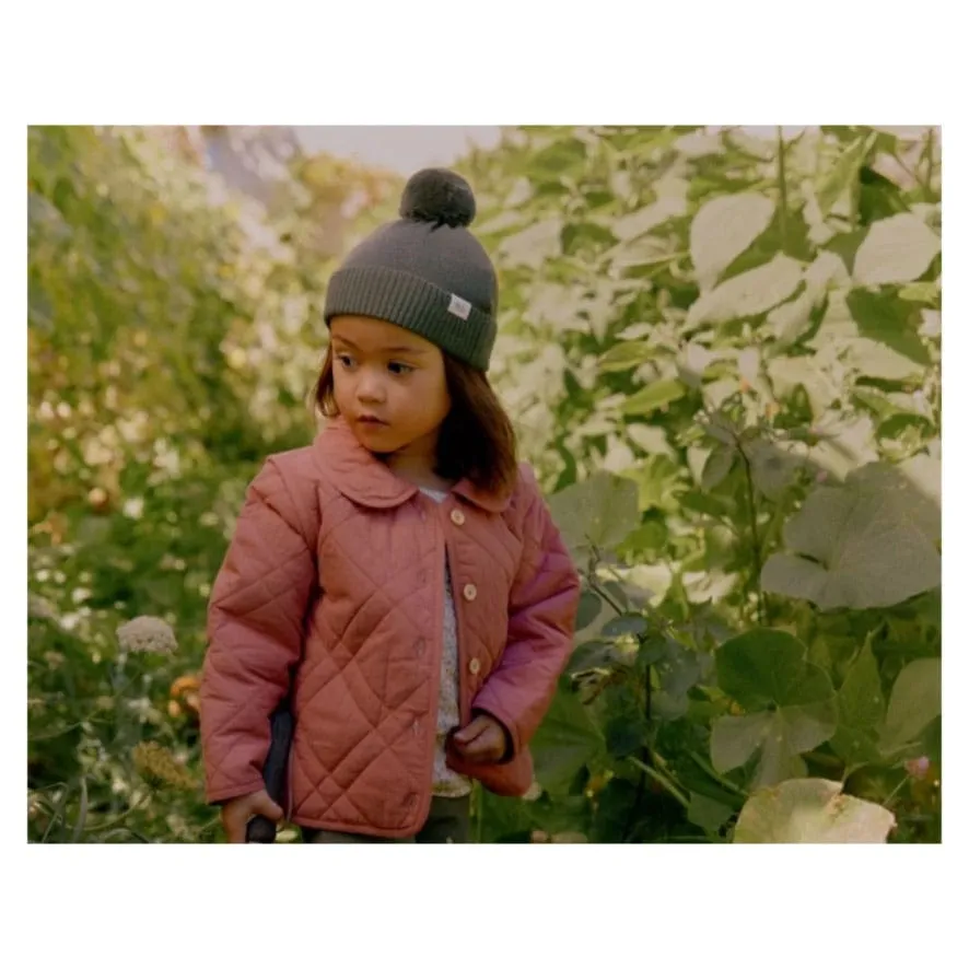 Marlo Quilted Coat - Carnation