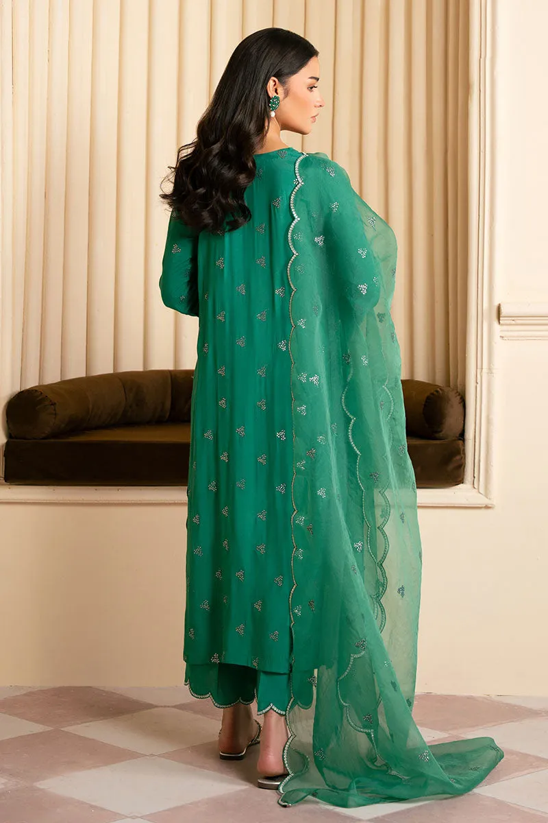 MEADOW FUSION-3PC (SHIRT, TROUSER & DUPATTA)