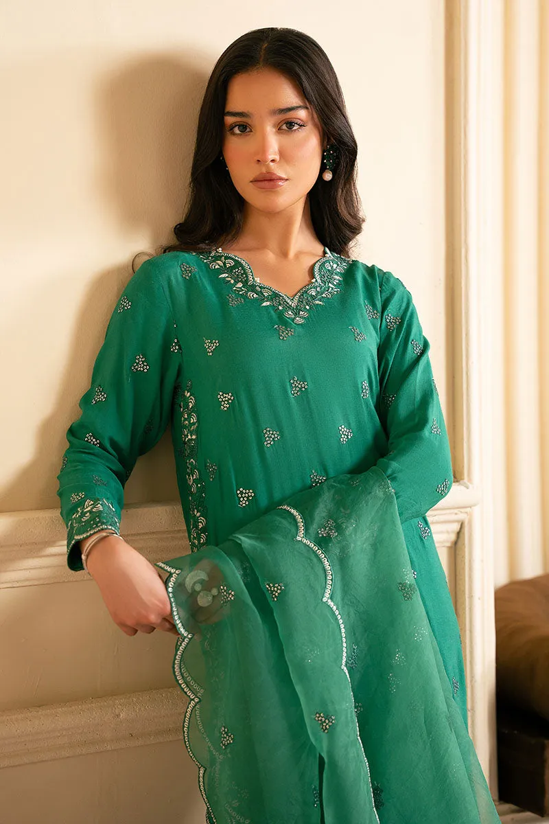 MEADOW FUSION-3PC (SHIRT, TROUSER & DUPATTA)