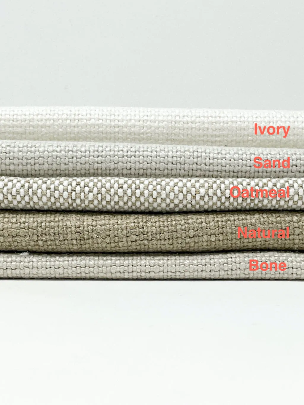 Medium Heavy Weight 100% Linen Weave Fabric By The Yard/CL1120