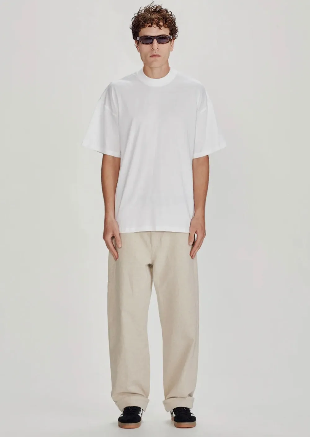 Mens Linen/ Cotton Work Pant Natural