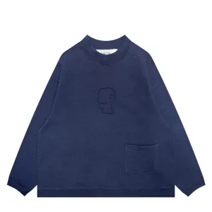 MOCK NECK SWEATSHIRT