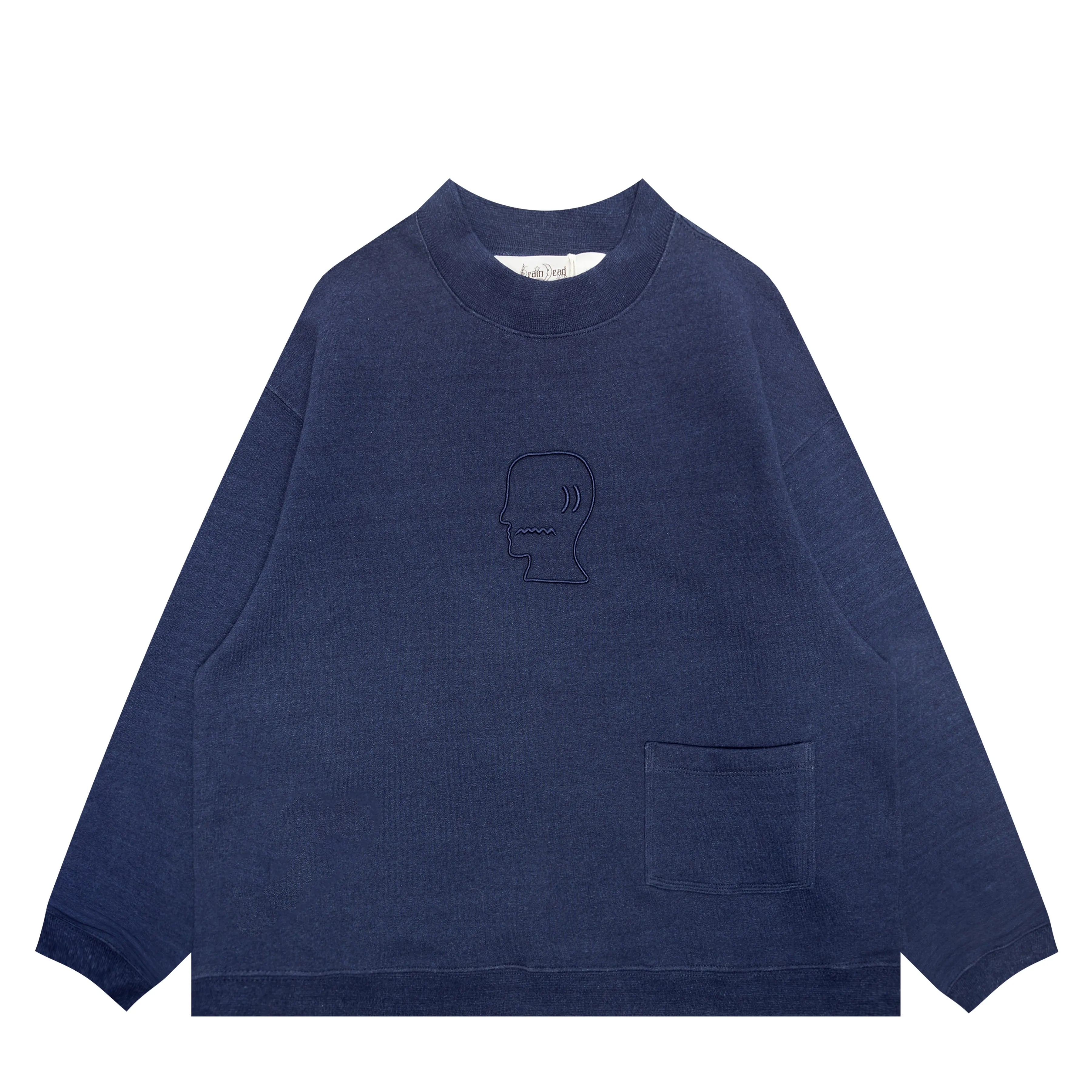 MOCK NECK SWEATSHIRT