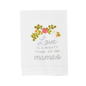 Mom Embroidery Hand Towels