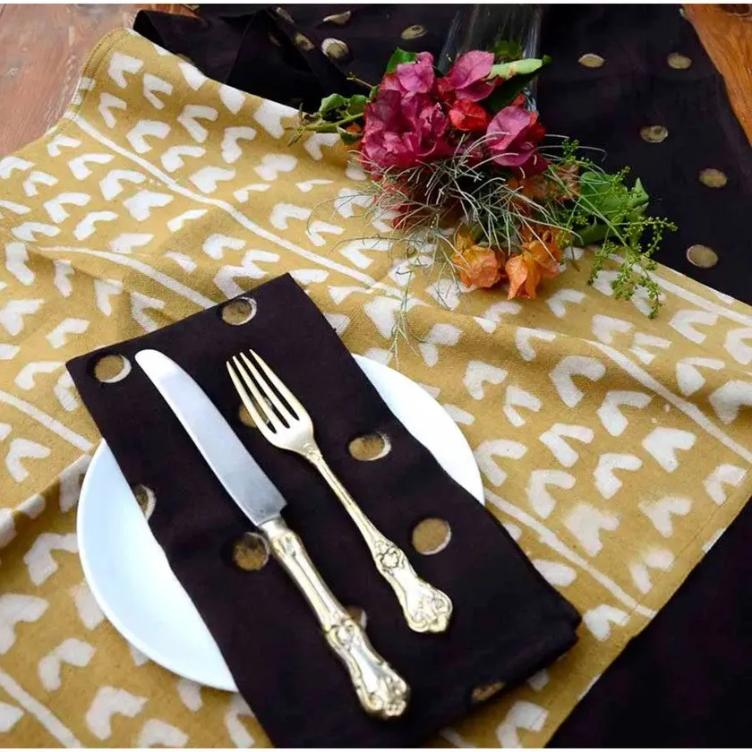 Moon Dots Napkins - Set of 4