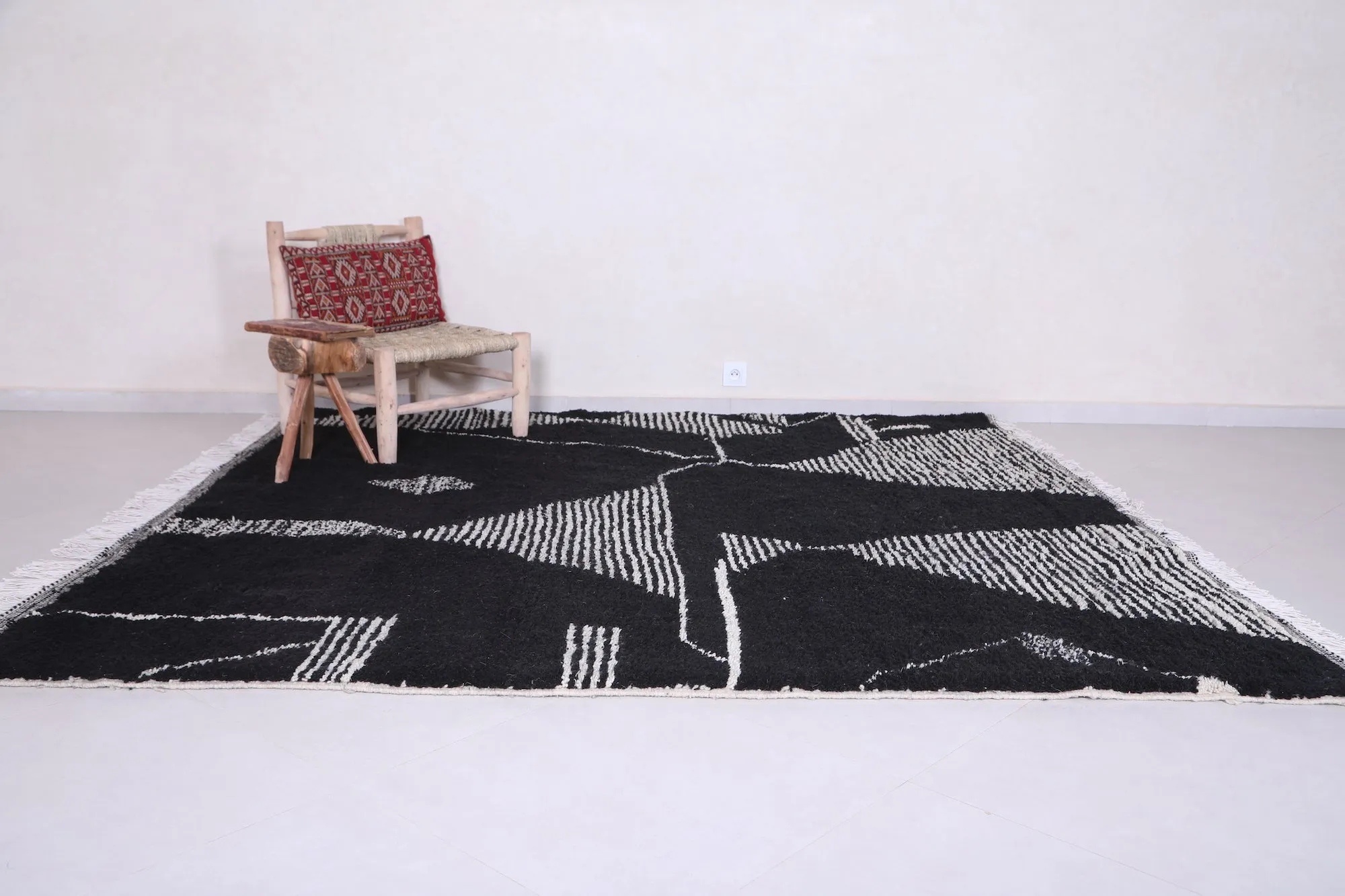 Moroccan rug - Black rug - Custom Rug