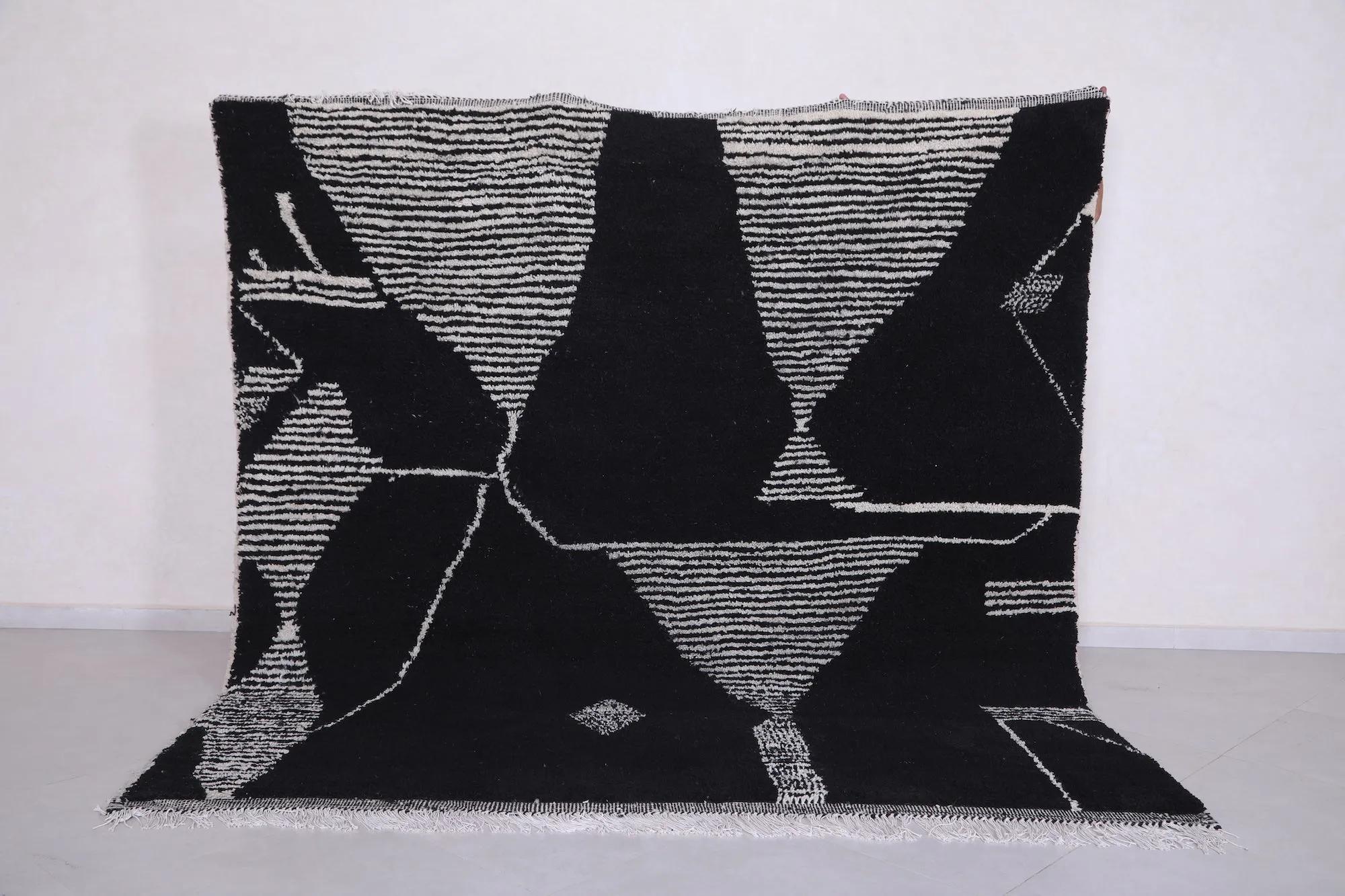 Moroccan rug - Black rug - Custom Rug