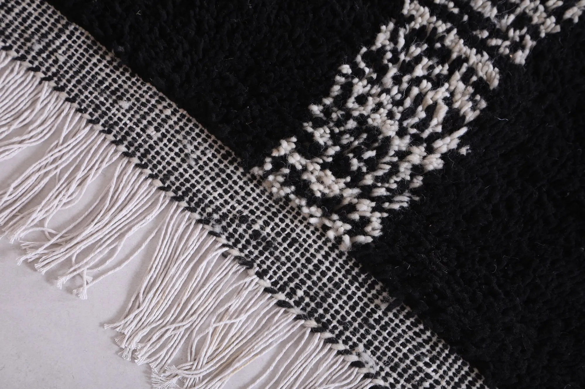 Moroccan rug - Black rug - Custom Rug