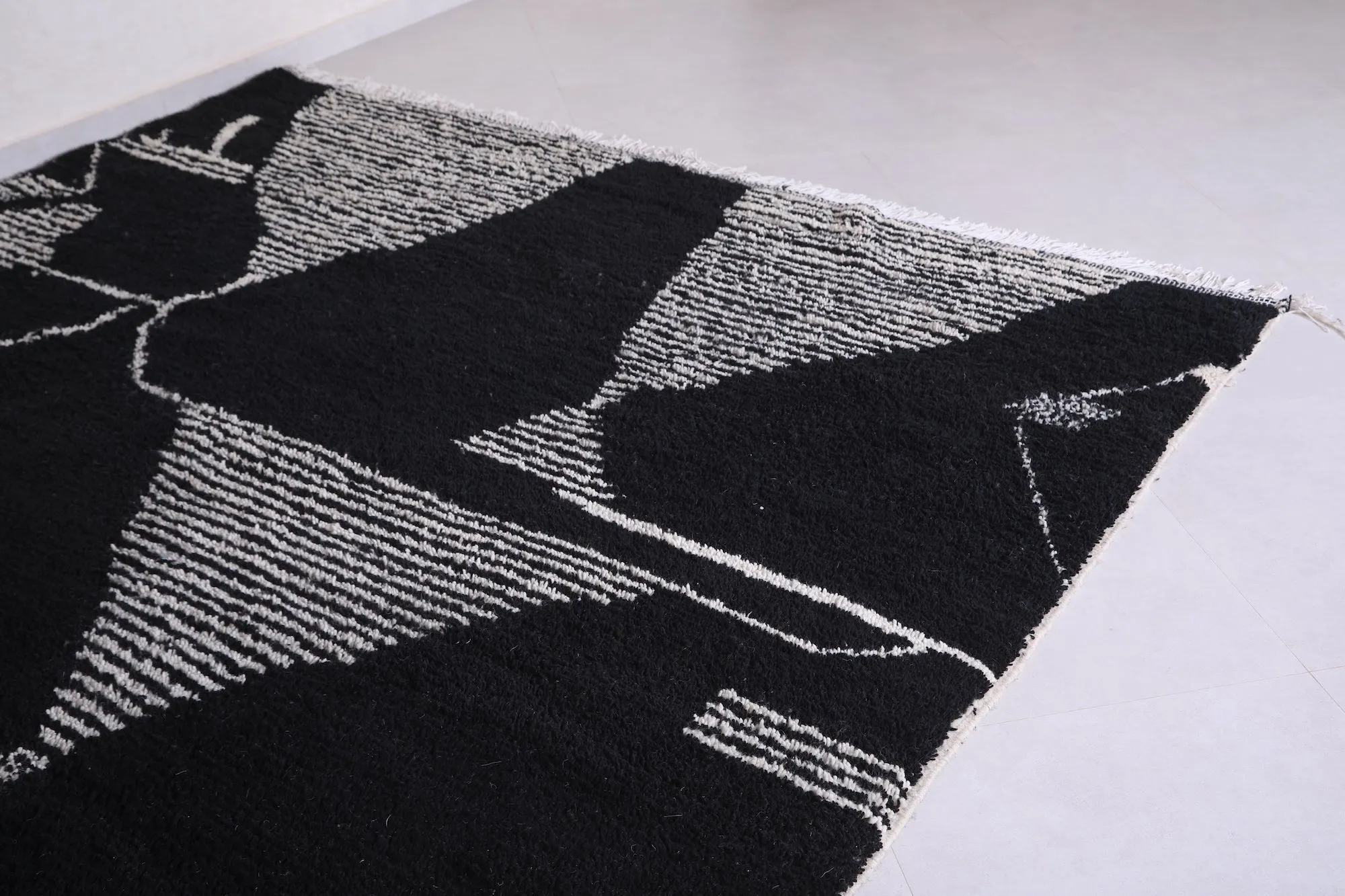 Moroccan rug - Black rug - Custom Rug
