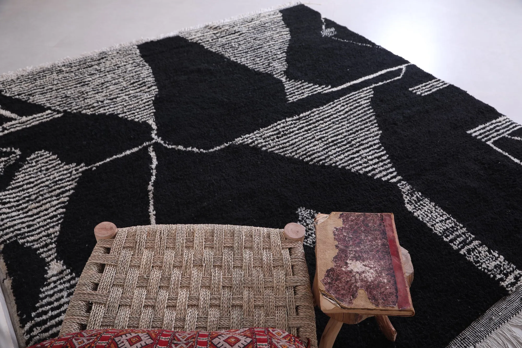Moroccan rug - Black rug - Custom Rug