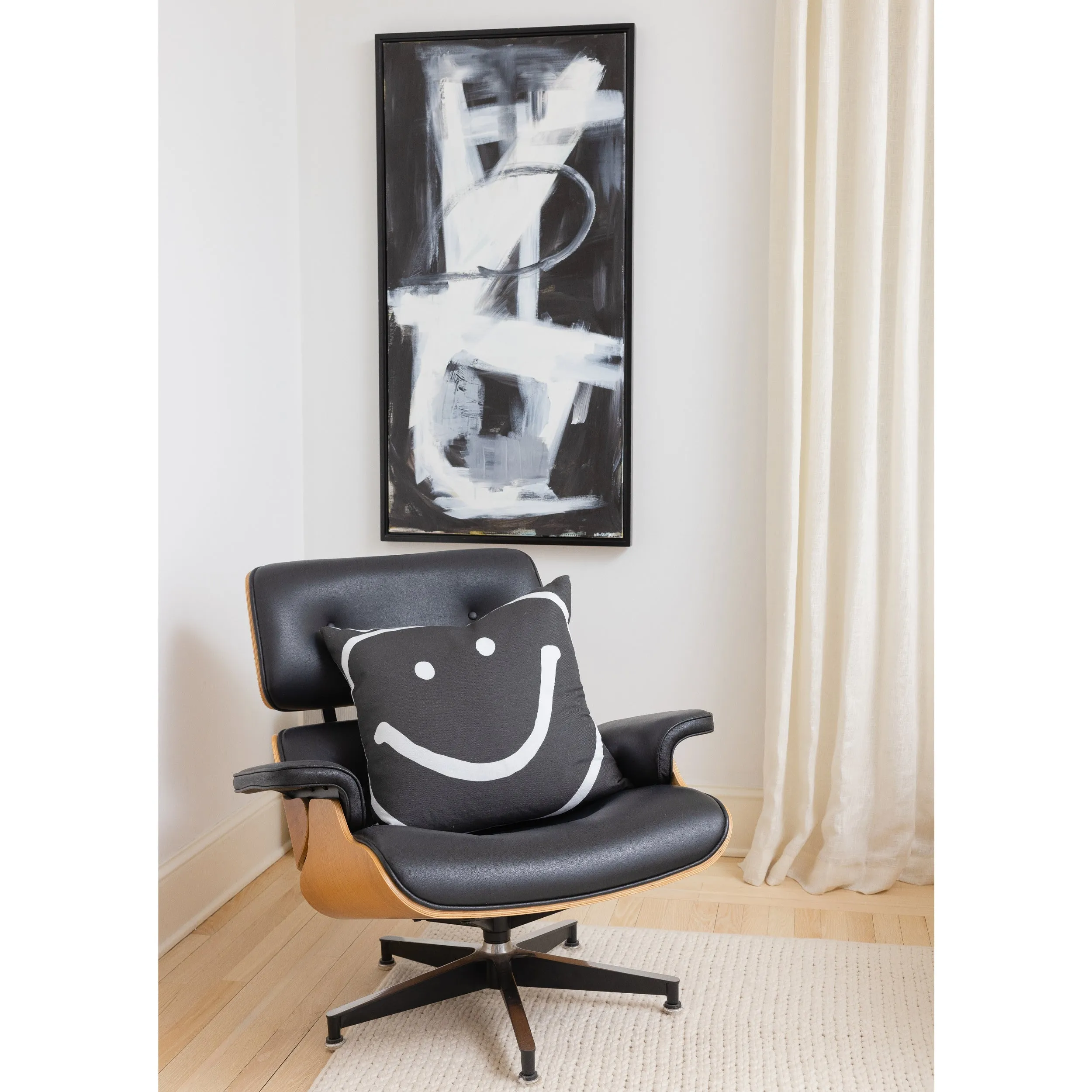 Mr. Smiley Reverse Pillow