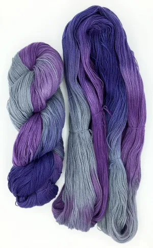 Mystic Wisteria Variegated 8/2 Ringspun Cotton Yarn