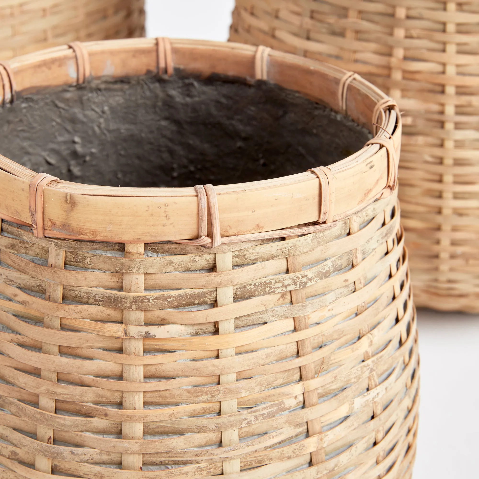 NAPA Home & Garden, WOVENSHIRE TAPERED POTS, SET OF 3,N3AC03