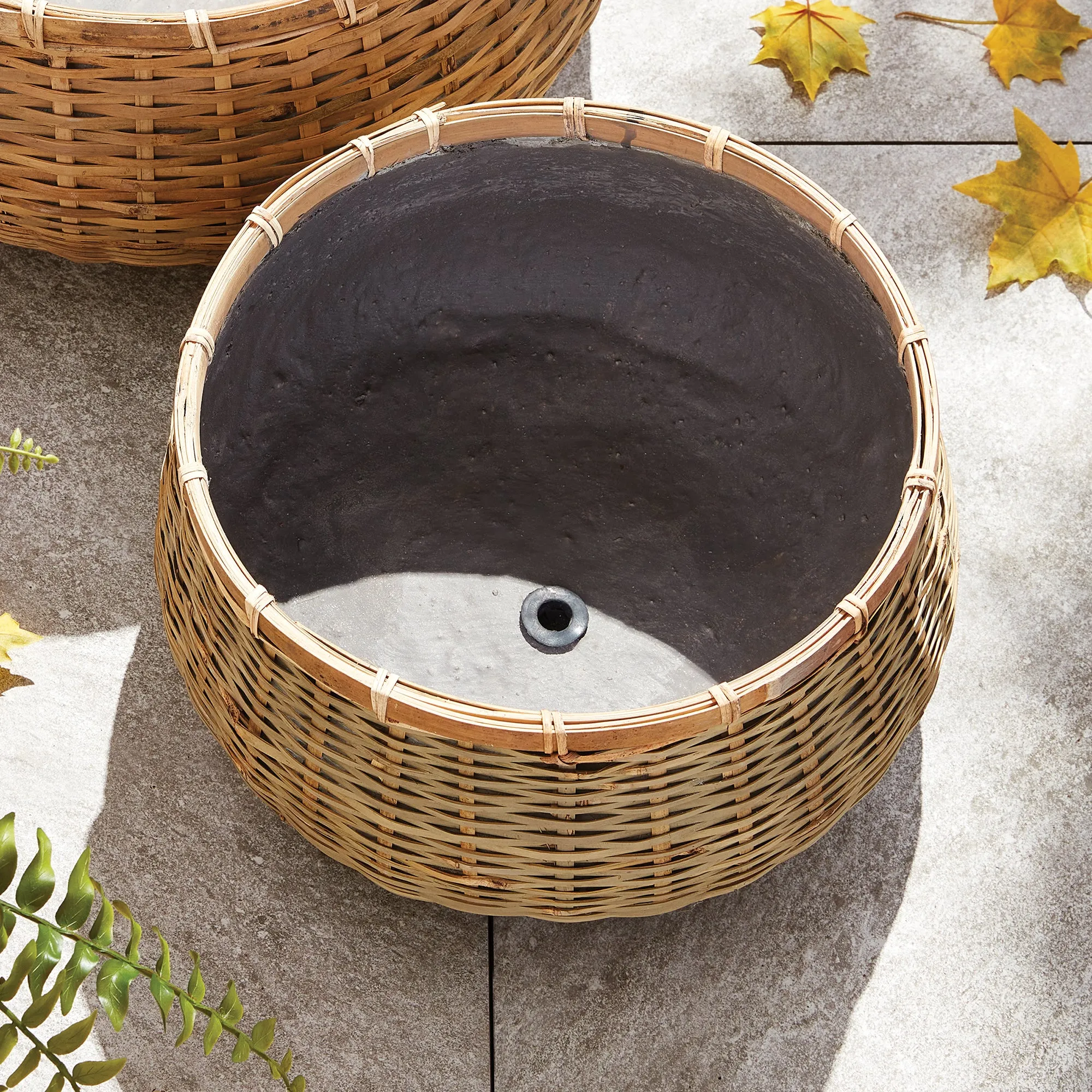 NAPA Home & Garden, WOVENSHIRE TAPERED POTS, SET OF 3,N3AC03