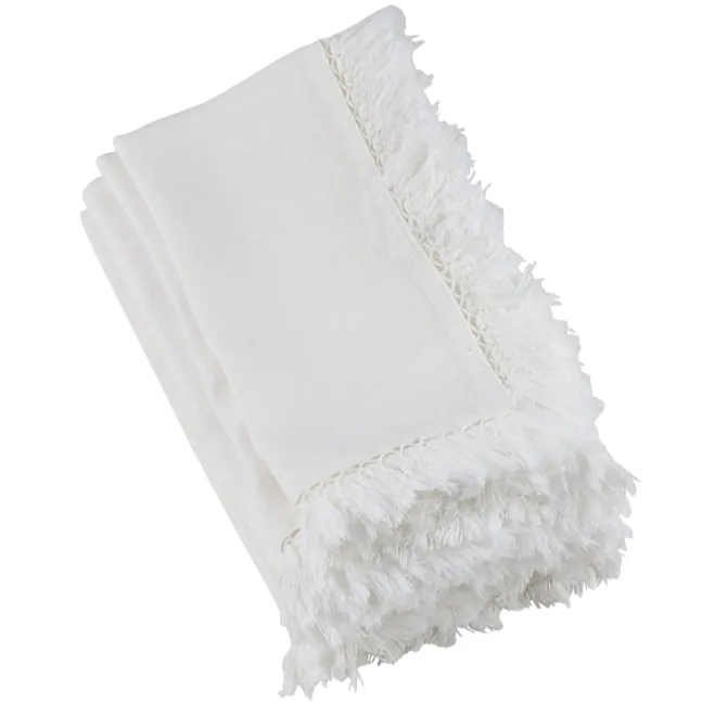 Napkins, Stonewashed Fringe - Set of Four