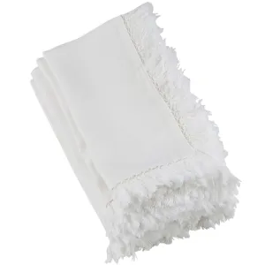Napkins, Stonewashed Fringe - Set of Four