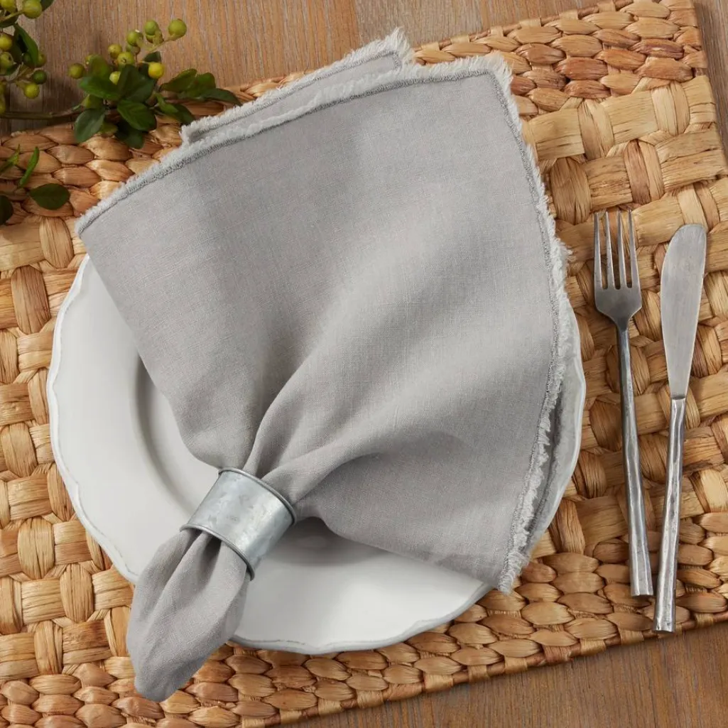 Napkins, Stonewashed Linen (Set of Four)