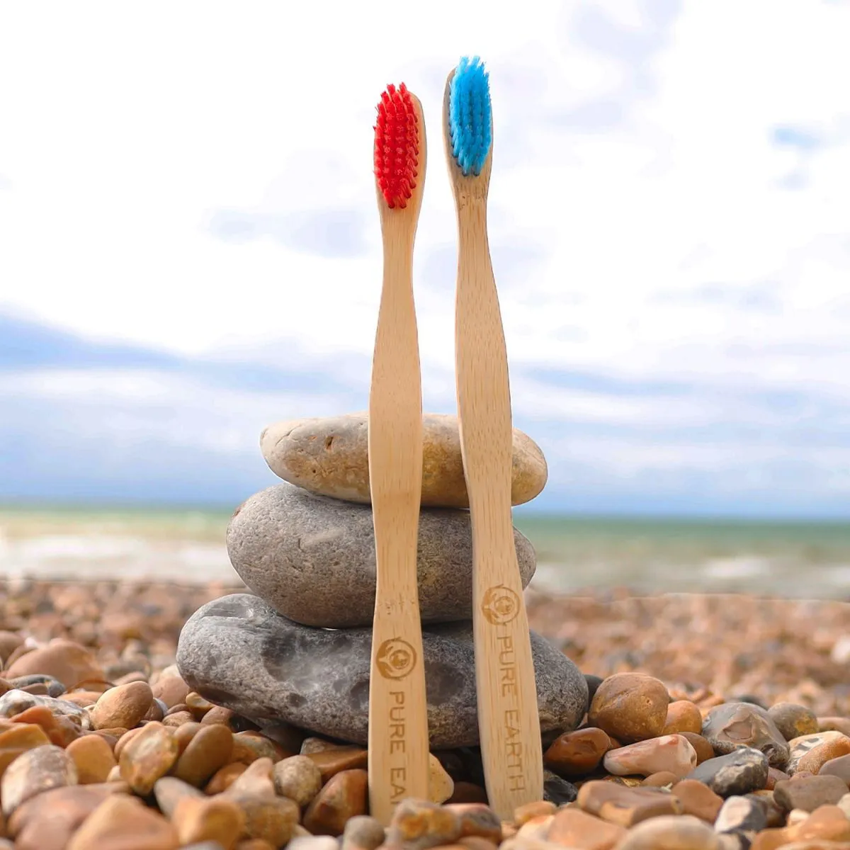 Natural Bamboo Adult Toothbrushes - Pack of 2 - Starts at £1.99 per item