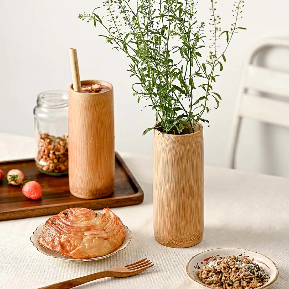 Natural Bamboo Drinking Cups