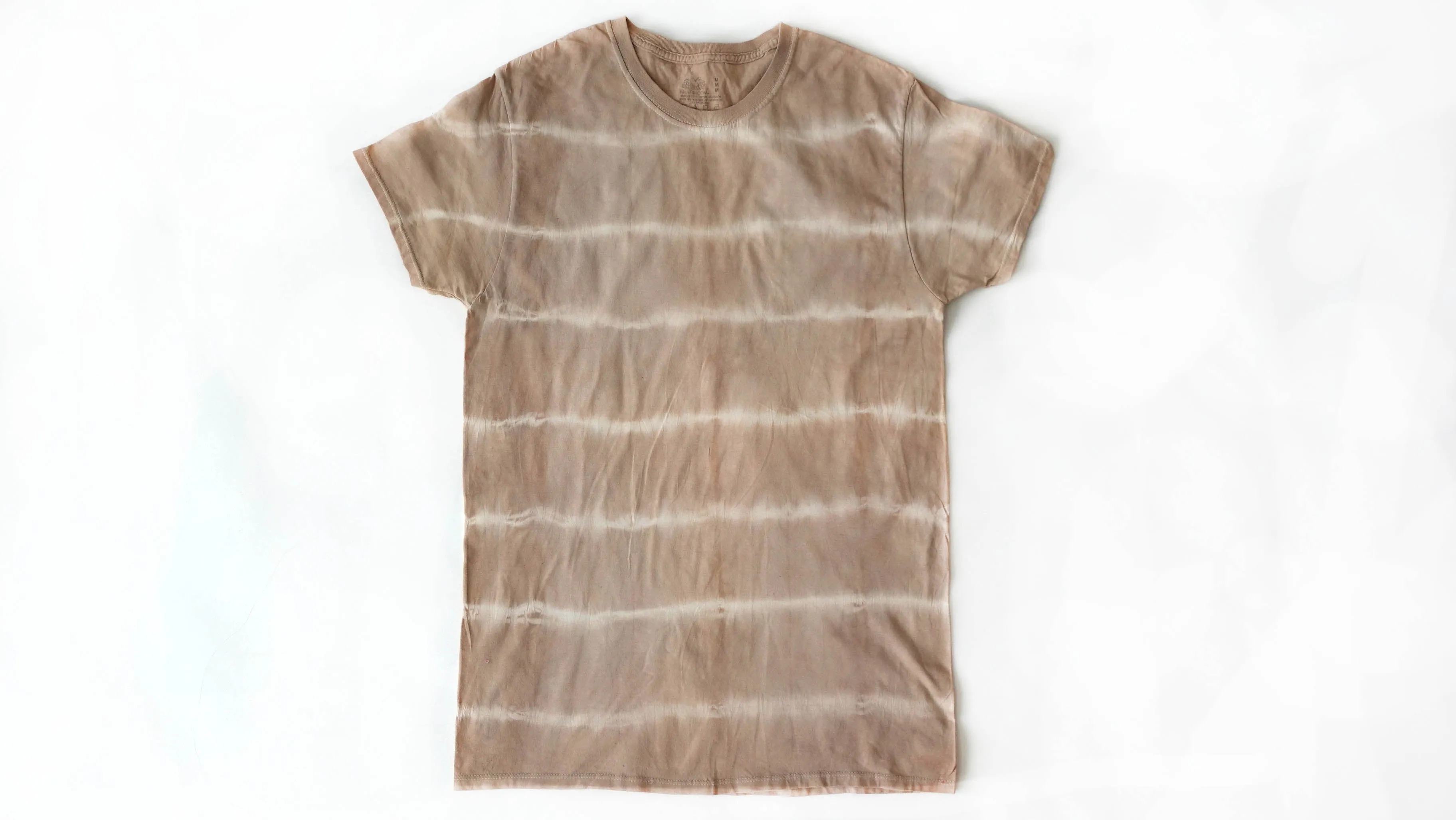 Natural Black Bean Tie Dye Shibori Tshirt Size M Free Shipping