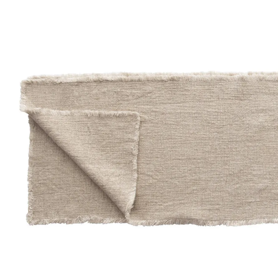 Natural Linen Table Runner